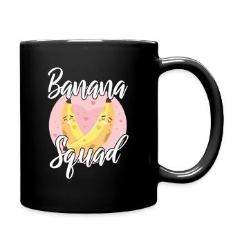 Banana Squad Kawaii - Full Colour Mug - black - Right