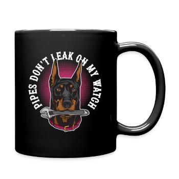 Pipelayer Pipes Don't Leak On My Watch - Full Colour Mug - black - Right