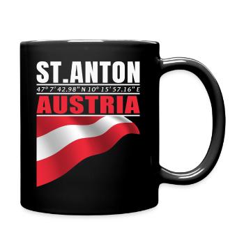 St. Anton - Tasse einfarbig - Schwarz - Rechts