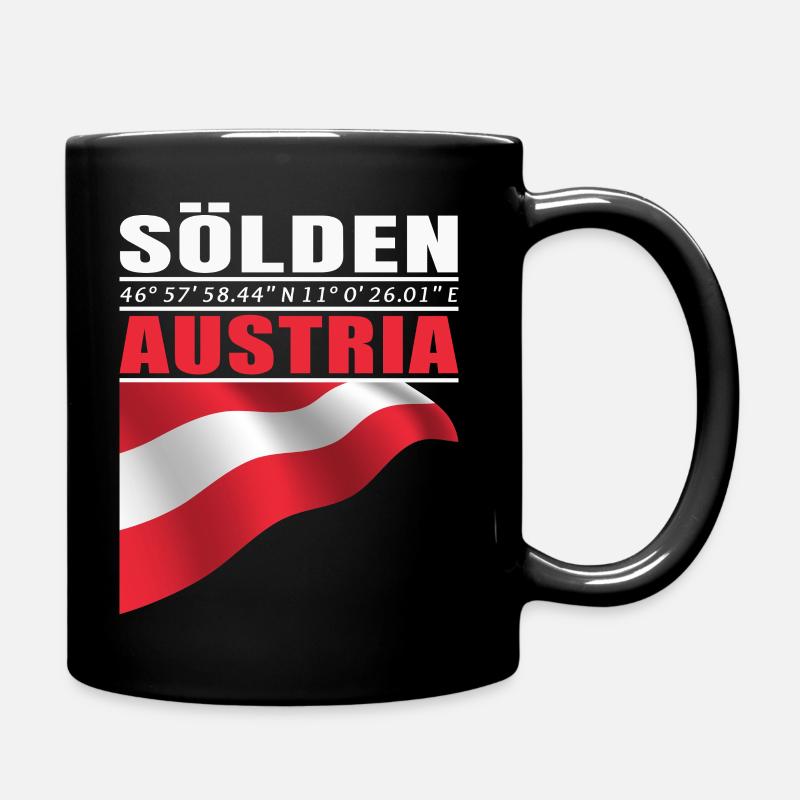 Sölden - Tasse einfarbig - Schwarz
