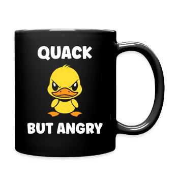 Furious Duck Cartoon - Full Colour Mug - black - Right