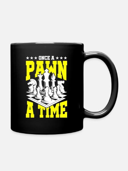 Once A Pawn A Time – Chess Shirt - Full Colour Mug - black