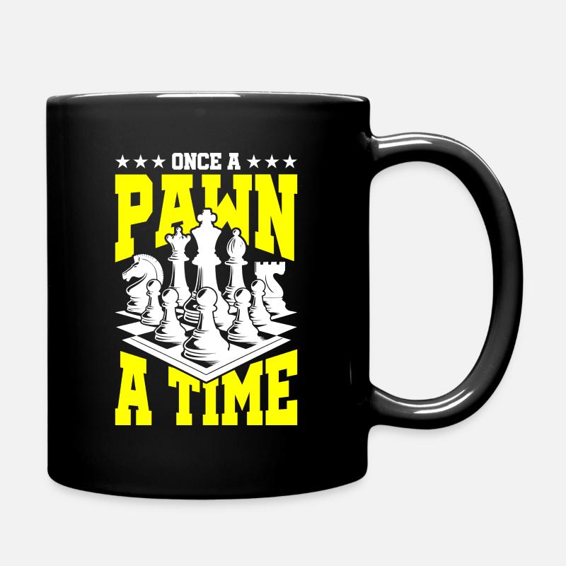 Once A Pawn A Time – Chess Shirt - Full Colour Mug - black