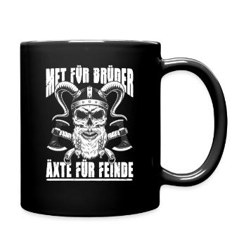 Tenue viking Valhalla Mythologie nordique - Mug uni - noir - Droite