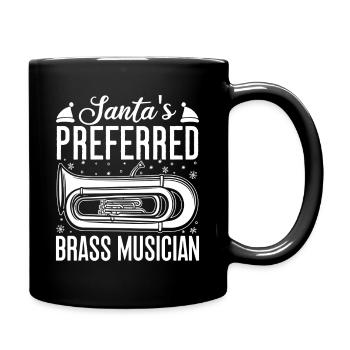 Baryton : le musicien de cuivres préféré du Père Noël - Mug uni - noir - Droite
