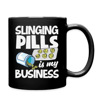 Pharmacist Pharmaceutical Technical - Full Colour Mug - black - Right