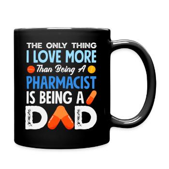 Pharmacist Pharmaceutical Technical - Full Colour Mug - black - Right
