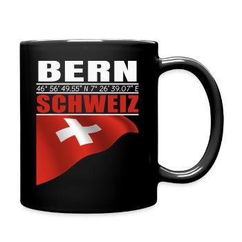 Bern - Tasse einfarbig - Schwarz - Rechts