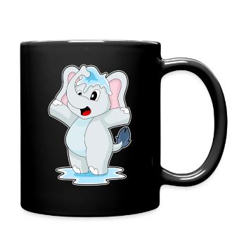 Elephant Water - Full Colour Mug - black - Right