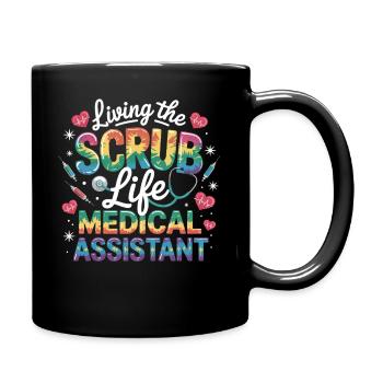 Scrub Life: Medical Assistance - Full Colour Mug - black - Right
