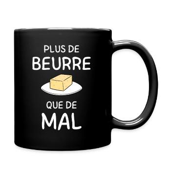 More Butter than Evil - Full Colour Mug - black - Right