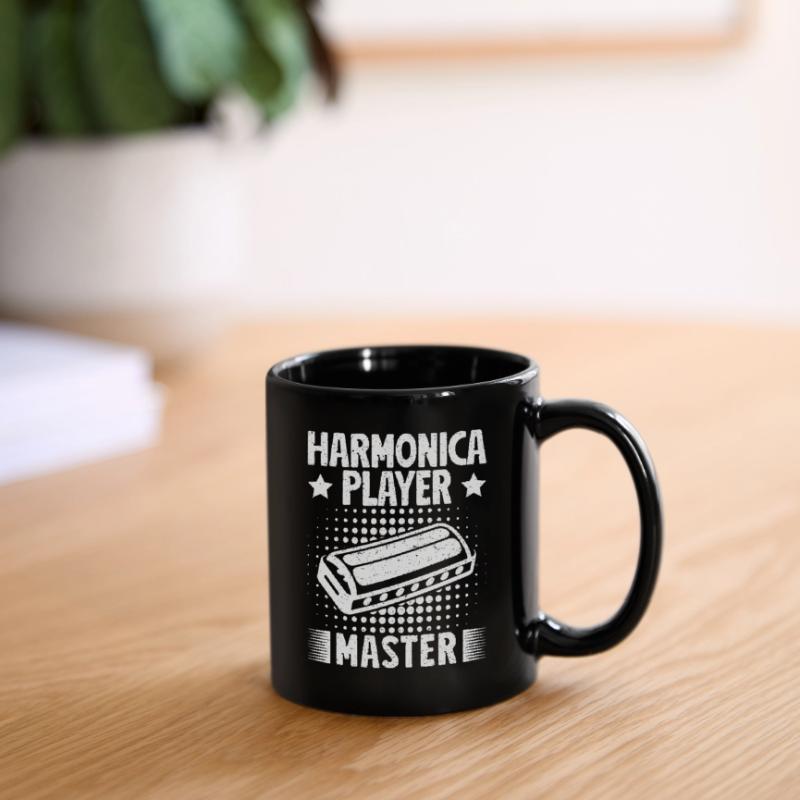 Harmonica Musican Player Master Harmonica Tasse einfarbig