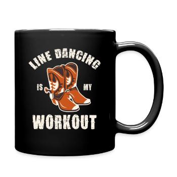 Line Dance Workout Schuhe - Tasse einfarbig - Schwarz - Rechts