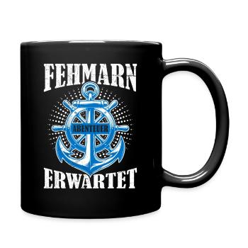 Baltic Sea Holidays FEHMARN AWAITS Fun - Full Colour Mug - black - Right