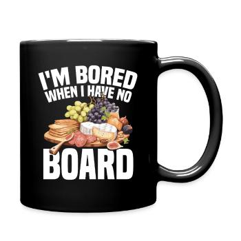 Charcuterie Lover Board mit Cover Charcuterie - Tasse einfarbig - Schwarz - Rechts