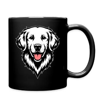 Golden Retriever - Full Colour Mug - black - Right