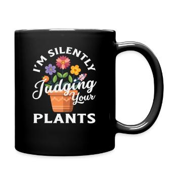 Assess your plants Funny Plant Lover - Full Colour Mug - black - Right