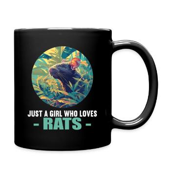 Rat Rat - Full Colour Mug - black - Right