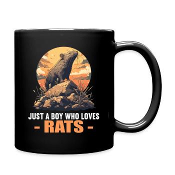 Rat Rat - Mug uni - noir - Droite