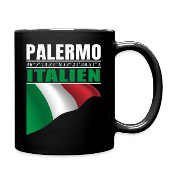 Palerme - Mug uni - noir - Droite