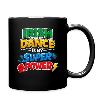 Irish Dance Step-dancing Celtic Fan - Full Colour Mug - black - Right