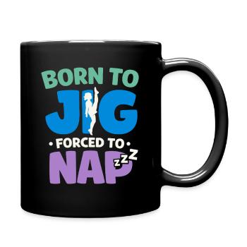 Irish Dance Step-dancing Celtic Fan - Full Colour Mug - black - Right