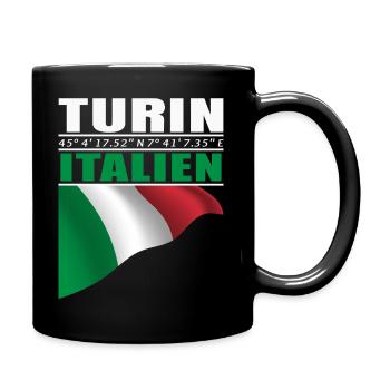 Turin - Tasse einfarbig - Schwarz - Rechts