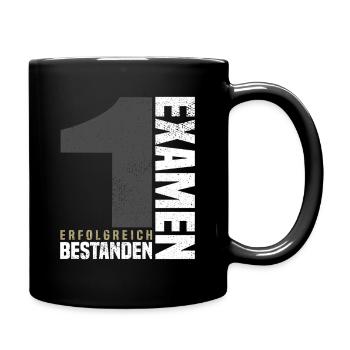 Congratulations 1st exam - Full Colour Mug - black - Right