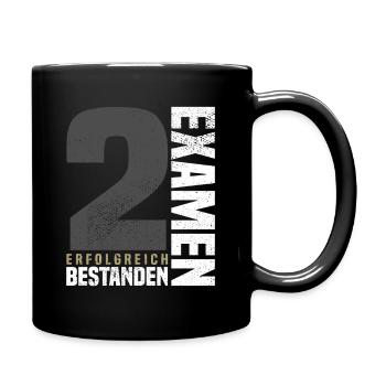 Congratulations 2nd Exam - Full Colour Mug - black - Right