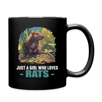Rat Rat - Full Colour Mug - black - Right
