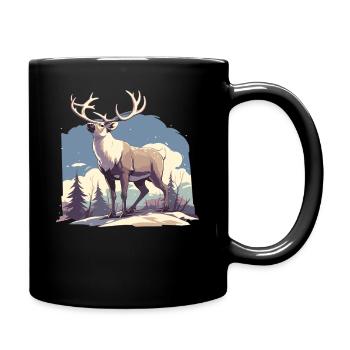 Renne Renne - Mug uni - noir - Droite