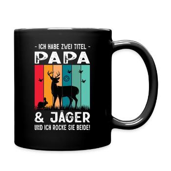 Hunter Gifts Hunting Hunting Hunter Exam Passed - Full Colour Mug - black - Right
