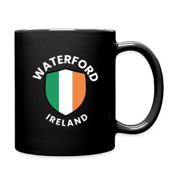 Drapeau irlandais de Waterford - Mug uni - noir - Droite