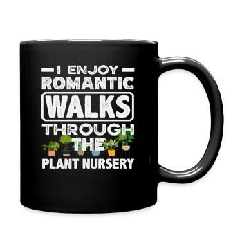 Promenades romantiques dans la pépinière - Mug uni - noir - Droite