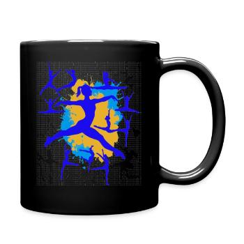 Gymnastics Gymnastics Acrobatics Artistic Gymnastics - Full Colour Mug - black - Right