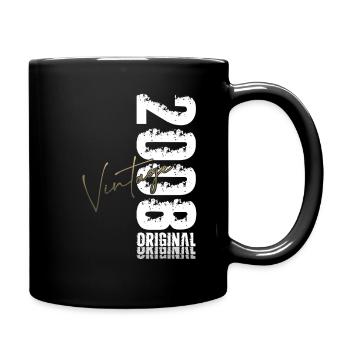 18th Birthday Shirt – Original 2008 Vintage Retro - Full Colour Mug - black - Right