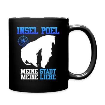 ISLAND OF POEL MY CITY MY LOVE Funny - Full Colour Mug - black - Right