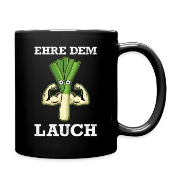 Gewichtheber EHRE DEM LAUCH Lustiges - Tasse einfarbig - Schwarz - Rechts