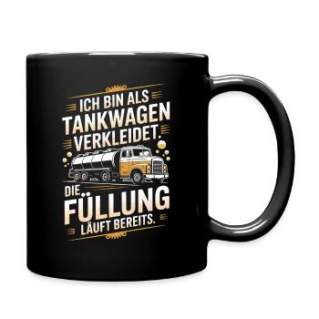 Carnival Disguised as a Tanker Truck Bachelor Party Costume Beer - Full Colour Mug - black - Right