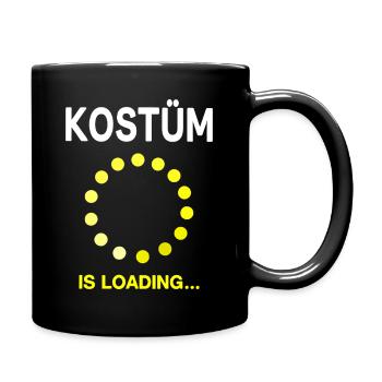 Fasnet Carnival Carnival Costume is Loading - Full Colour Mug - black - Right