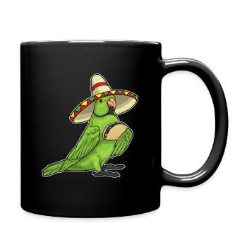 Parrot Taco - Full Colour Mug - black - Right