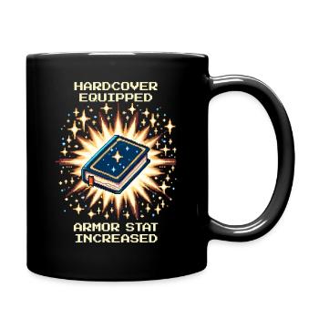 Version reliée équipée | Lire des livres Bibliophile - Mug uni - noir - Droite