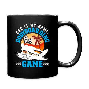 Surfeur Surfeur Bodyboarder - Mug uni - noir - Droite
