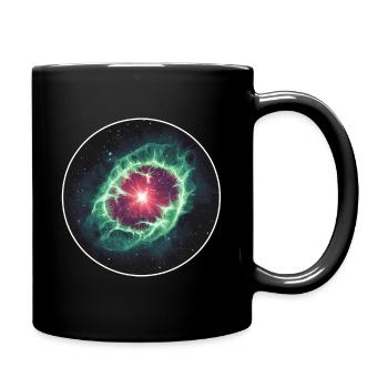 Coquille de nébuleuse planétaire spatiale en astronomie - Mug uni - noir - Droite