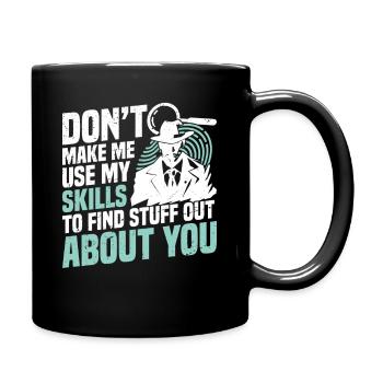  Observation Outfit for Private Investigator - Full Colour Mug - black - Right
