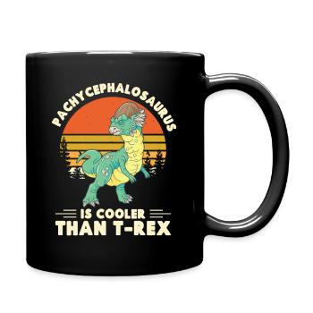Pachycephalosaurus Costume Paleontologist Dinosaur - Full Colour Mug - black - Right