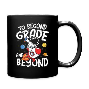 From primary school to the stars - Full Colour Mug - black - Right