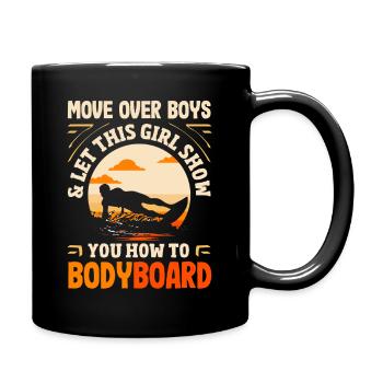 Surfeur Surfeur Bodyboarder - Mug uni - noir - Droite