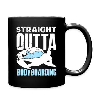 Surfeur Surfeur Bodyboarder - Mug uni - noir - Droite