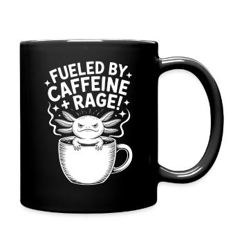 Coffee Sayings Caffeine Funny Coffee Gift - Full Colour Mug - black - Right